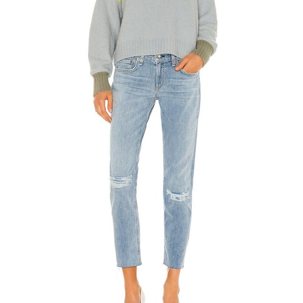 Rag & Bone Dre Low Rise Slim Boyfriend Jean 25